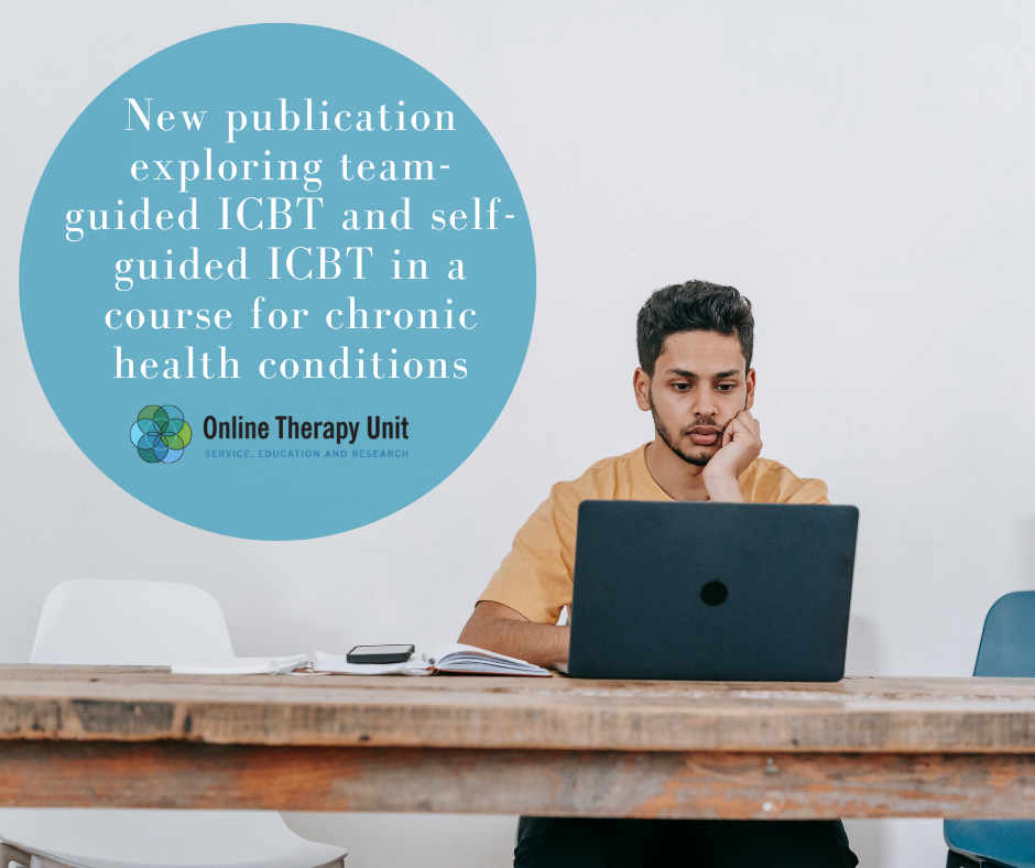Evaluating Self guided and team guided support in ICBT for Chronic Health conditions